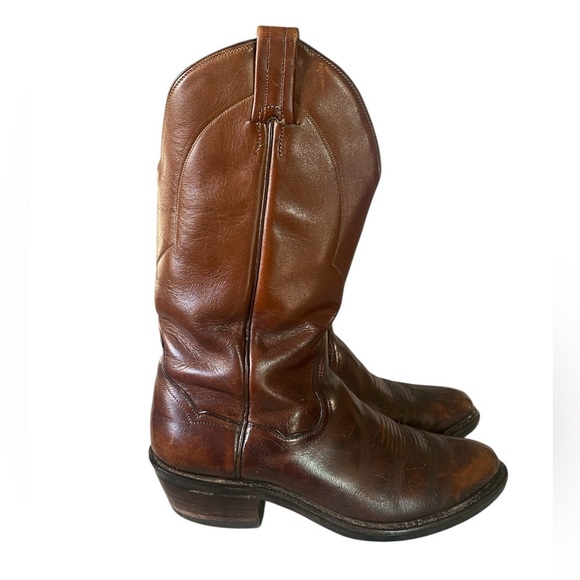 Sanders Boots Other - Panhandle Slim by Sanders Men's Western Boots
9.5E | Brown Leather Cowboy Boots